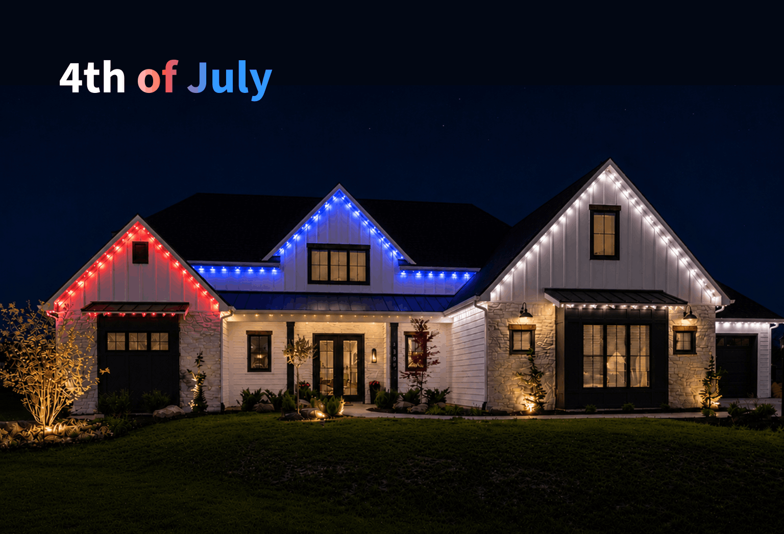 4th of july lighting