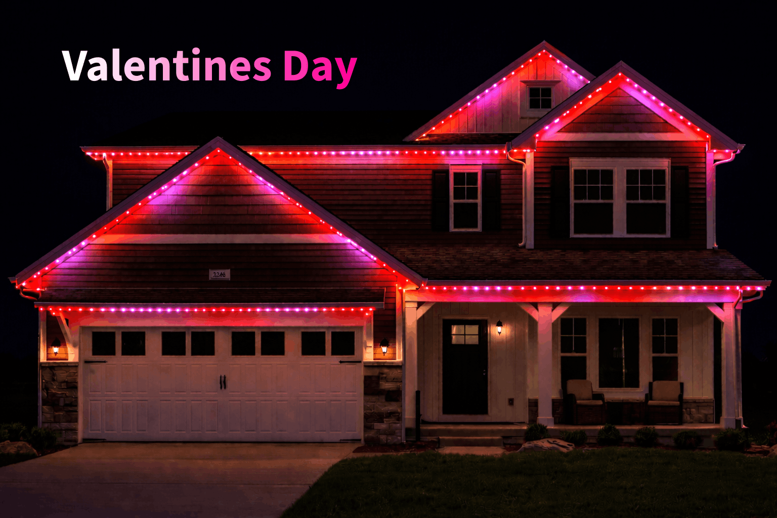 valentines day home lighting