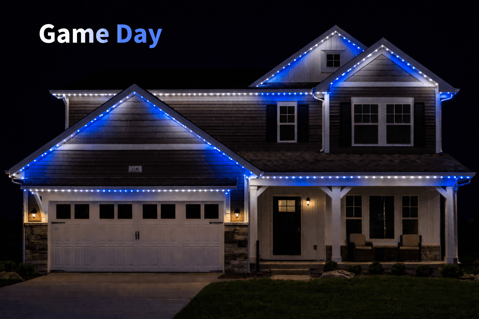 Lions gameday lighting