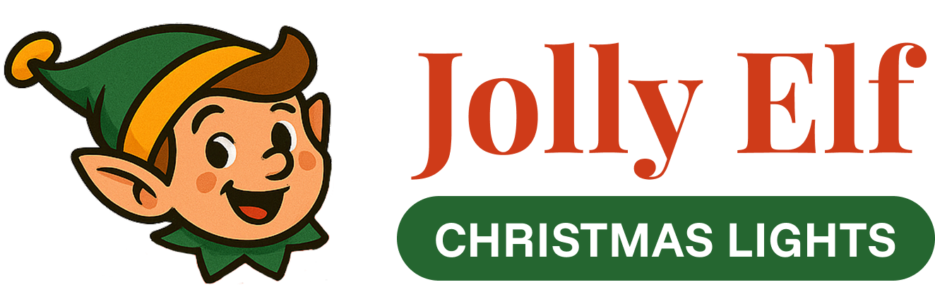 Jolly Elf Christmas Lights logo